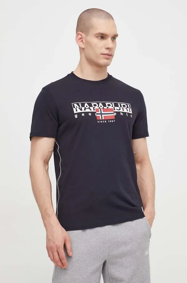 Napapijri Bombažna kratka majica Napapijri