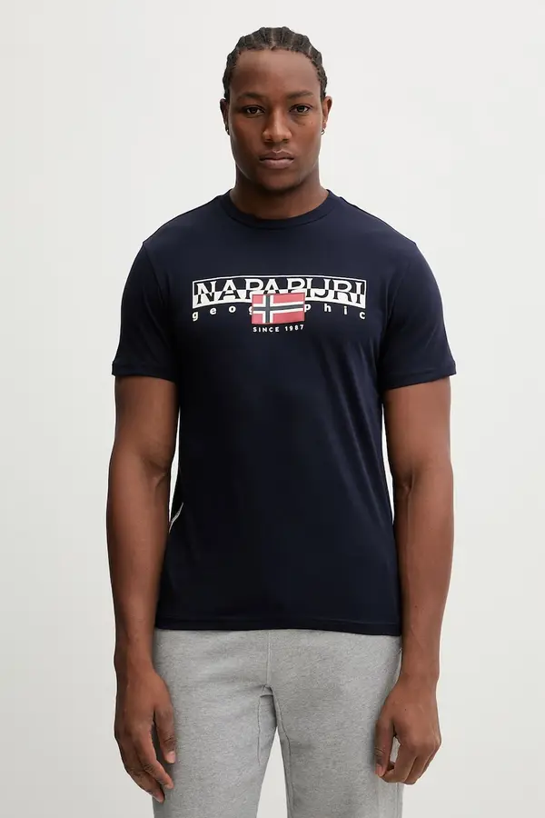 Napapijri Bombažna kratka majica Napapijri S-Aylmer