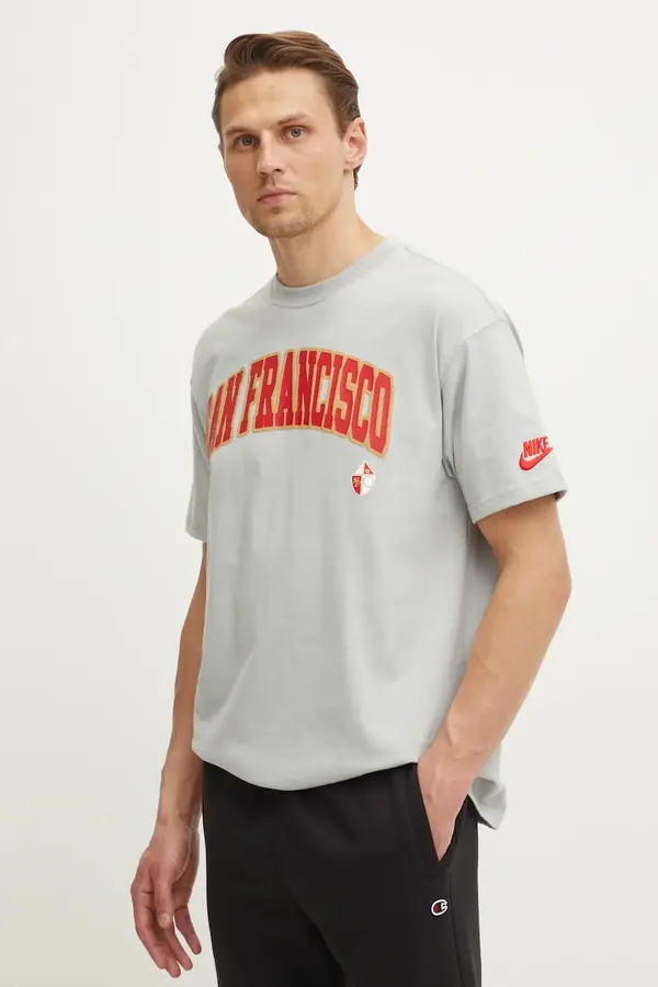 Nike Bombažna kratka majica Nike San Francisco 49ers