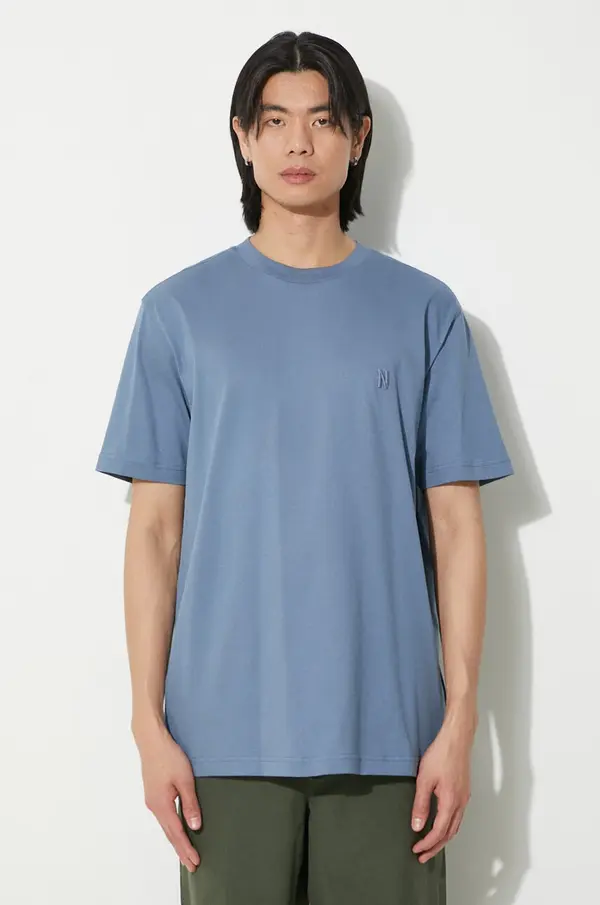 Norse Projects Bombažna kratka majica Norse Projects Johannes