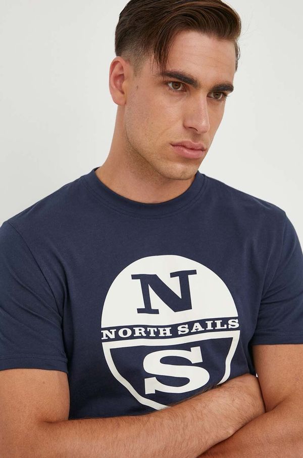 North Sails Bombažna kratka majica North Sails