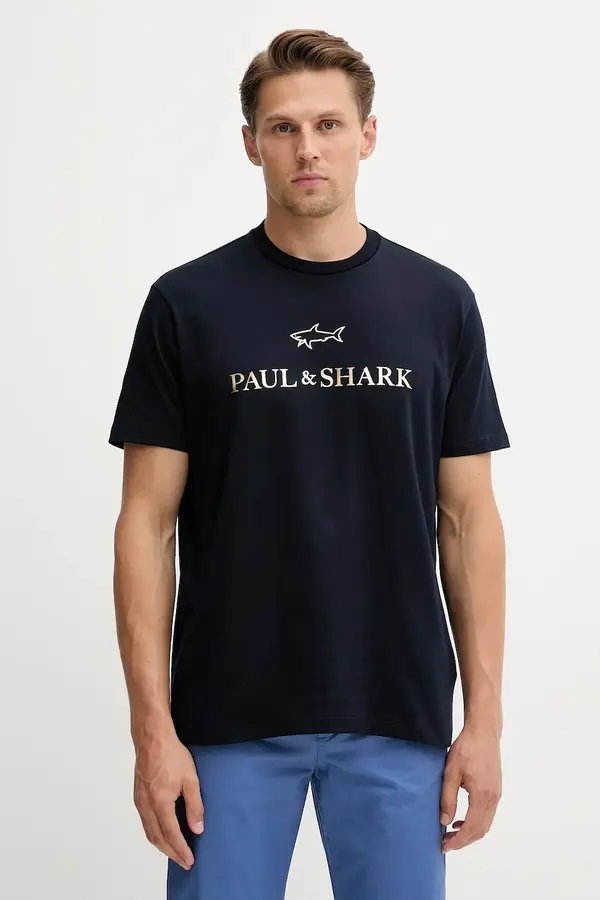 Paul&Shark Bombažna kratka majica Paul&Shark Knitwear