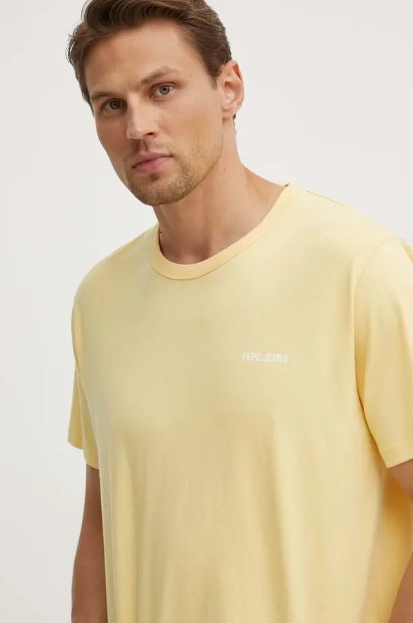 Pepe Jeans Bombažna kratka majica Pepe Jeans AARON