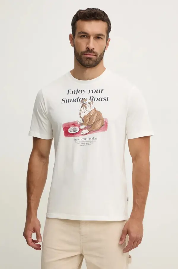Pepe Jeans Bombažna kratka majica Pepe Jeans AXEL TEE