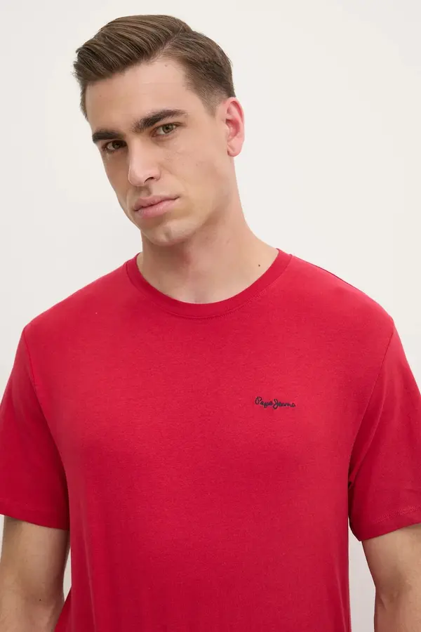 Pepe Jeans Bombažna kratka majica Pepe Jeans CONTRAST CONNOR