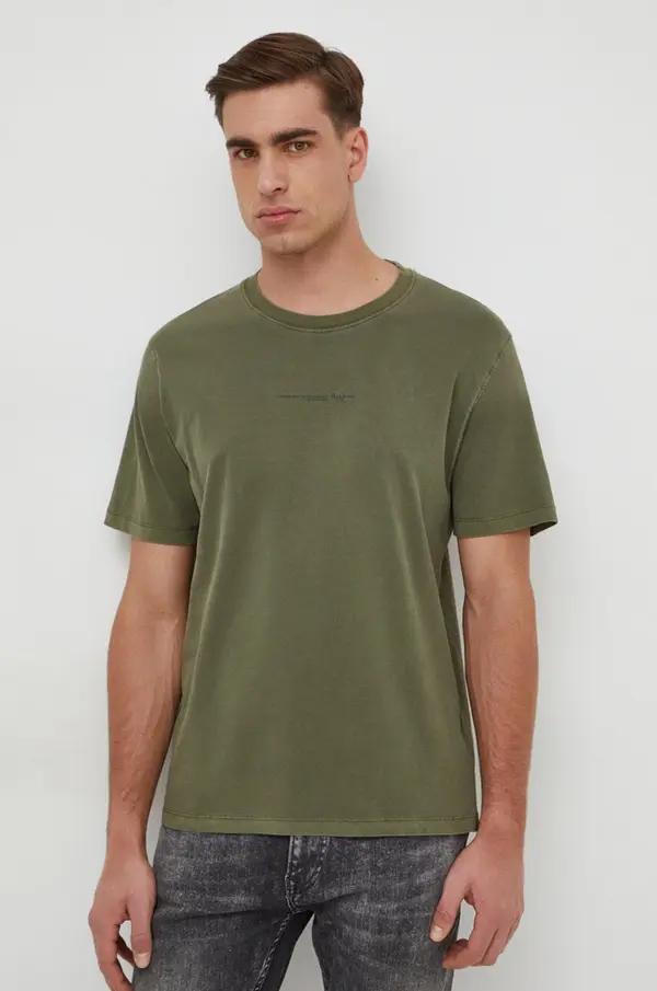 Pepe Jeans Bombažna kratka majica Pepe Jeans Dave Tee