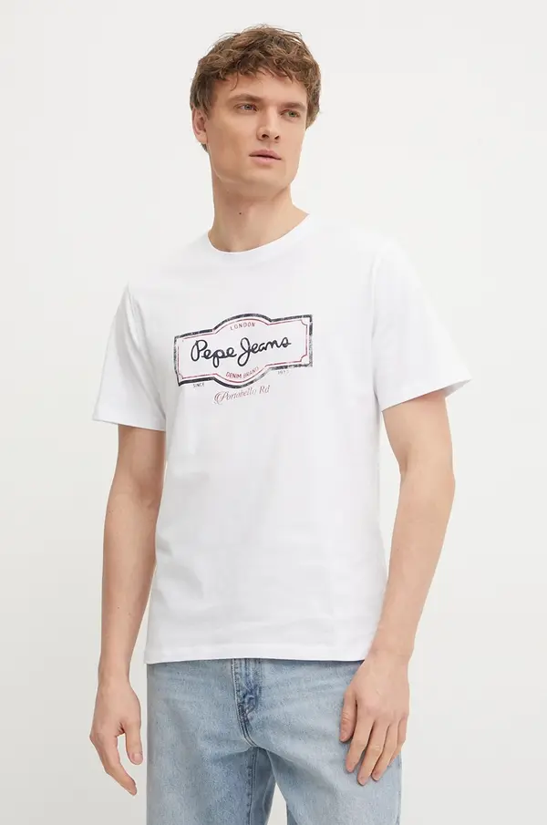 Pepe Jeans Bombažna kratka majica Pepe Jeans DAXTON TEE