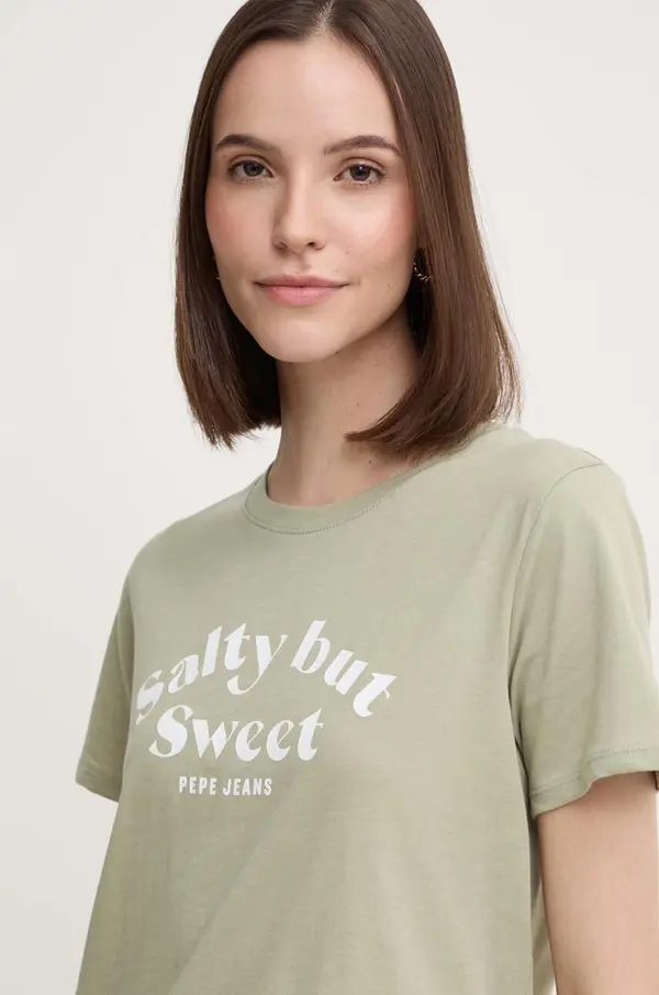 Pepe Jeans Bombažna kratka majica Pepe Jeans EFFIE