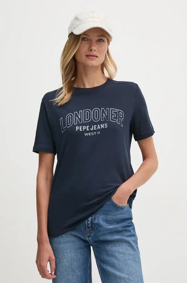Pepe Jeans Bombažna kratka majica Pepe Jeans GABBY