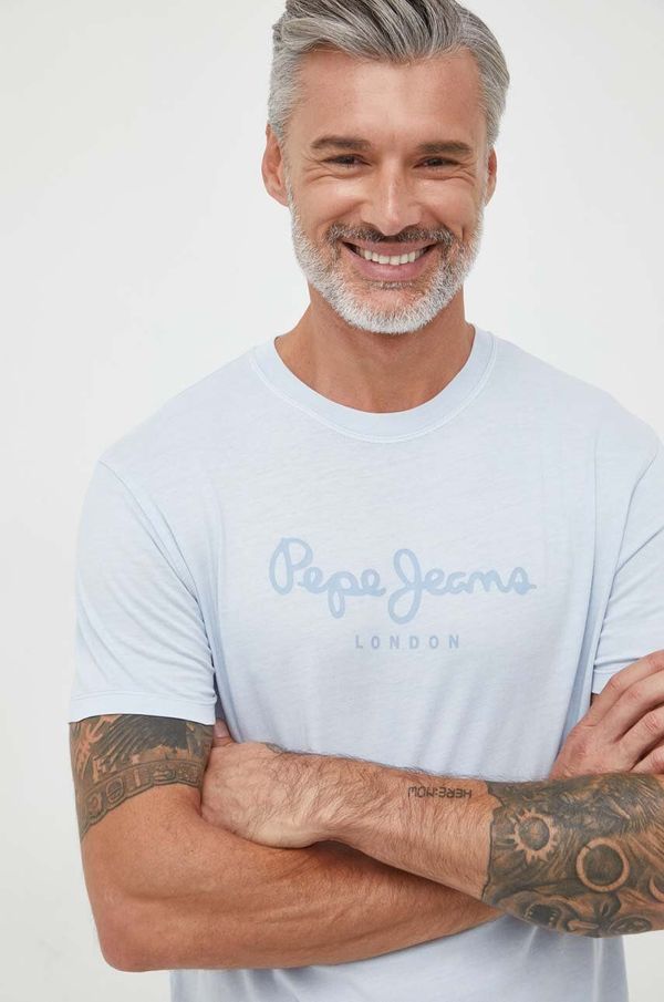 Pepe Jeans Bombažna kratka majica Pepe Jeans JAYDEN