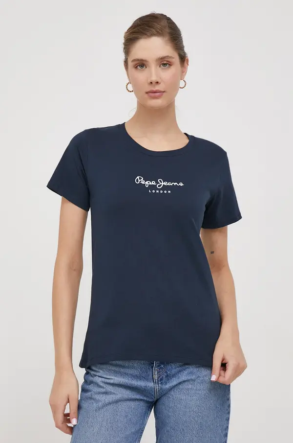 Pepe Jeans Bombažna kratka majica Pepe Jeans Wendys