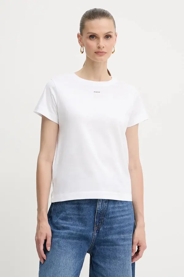 Pinko Bombažna kratka majica Pinko
