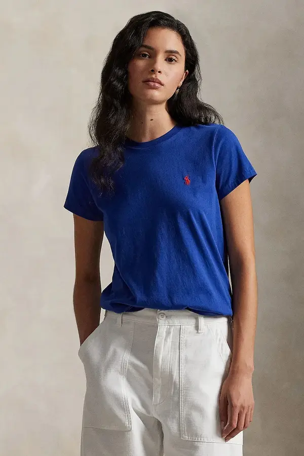 Polo Ralph Lauren Bombažna kratka majica Polo Ralph Lauren 40/1 COTTON JERSEY