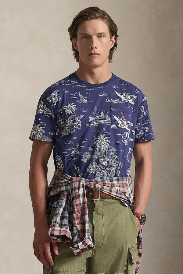 Polo Ralph Lauren Bombažna kratka majica Polo Ralph Lauren