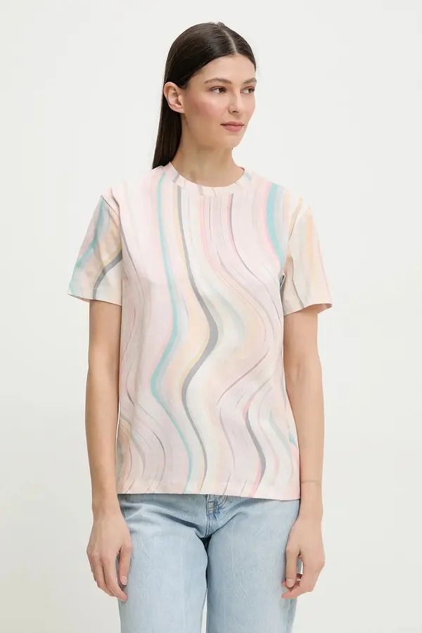 PS Paul Smith Bombažna kratka majica PS Paul Smith