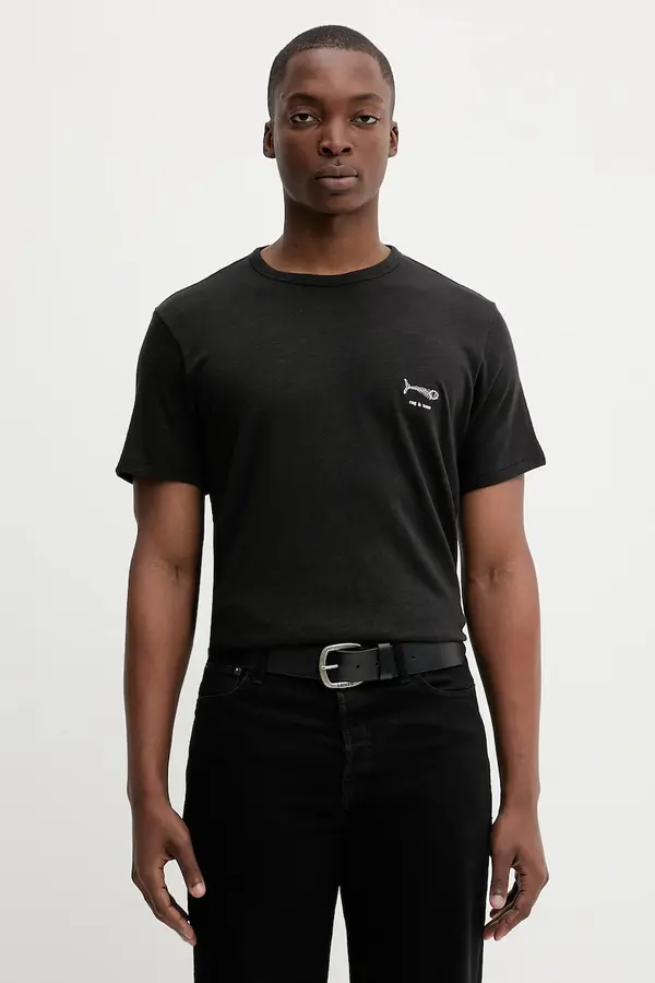 rag & bone Bombažna kratka majica Rag & Bone