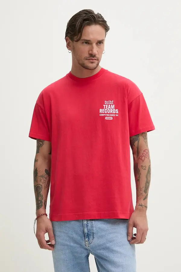 Red Bull Racing x Pepe Jeans Bombažna kratka majica Red Bull Racing x Pepe Jeans TEAM RECORDS TEE