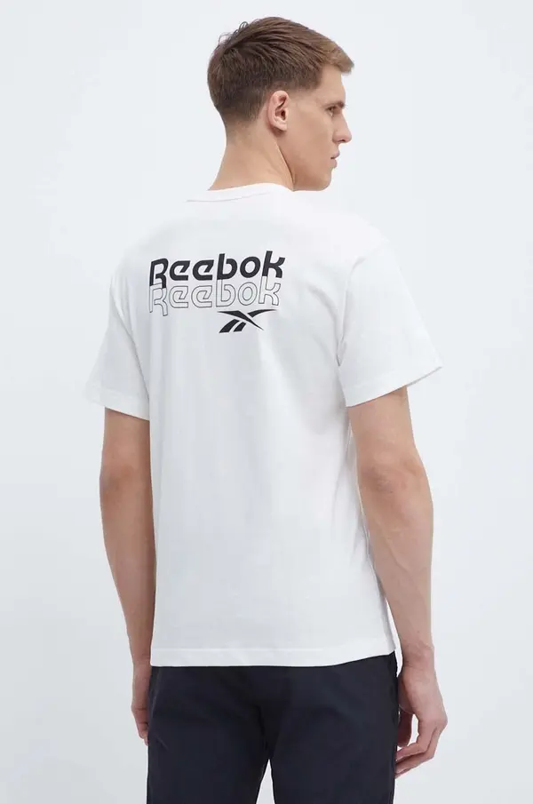 Reebok Bombažna kratka majica Reebok Brand Proud