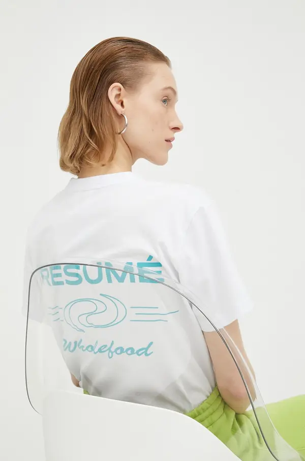 Resume Bombažna kratka majica Résumé