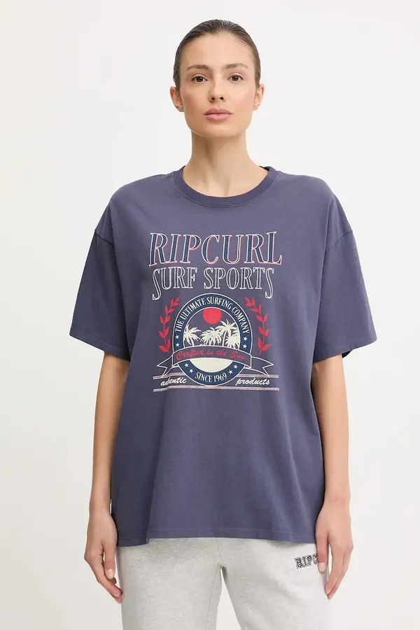 Rip Curl Bombažna kratka majica Rip Curl SURF DEPT. HERITAGE