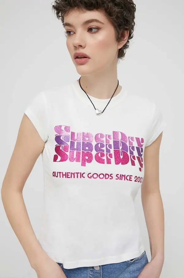 Superdry Bombažna kratka majica Superdry