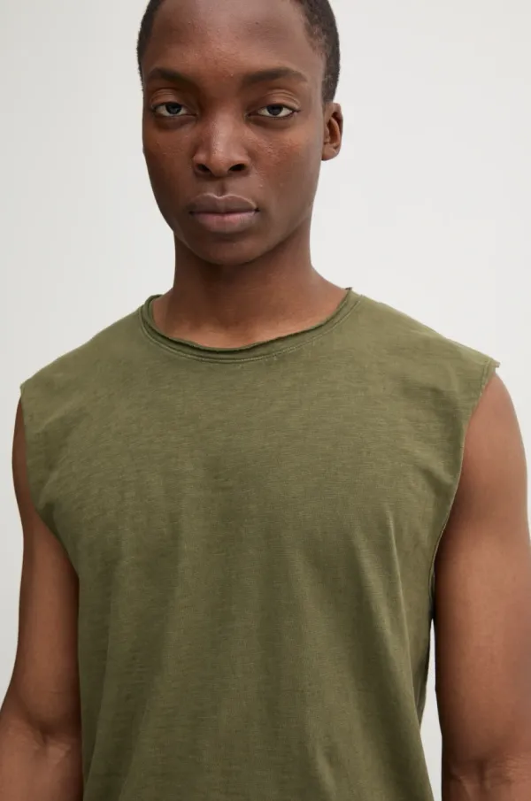 Superdry Bombažna kratka majica Superdry moška, zelena barva, M6010897A-2LX