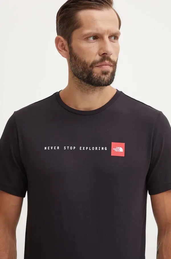 The North Face Bombažna kratka majica The North Face M S/S Never Stop Exploring Tee