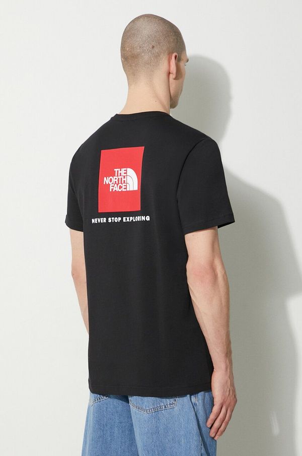 The North Face Bombažna kratka majica The North Face M S/S Redbox Tee moška