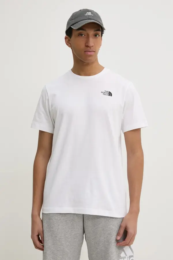 The North Face Bombažna kratka majica The North Face M S/S Redbox Tee