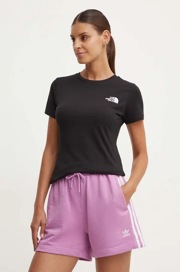 The North Face Bombažna kratka majica The North Face W S/S Redbox Slim Tee