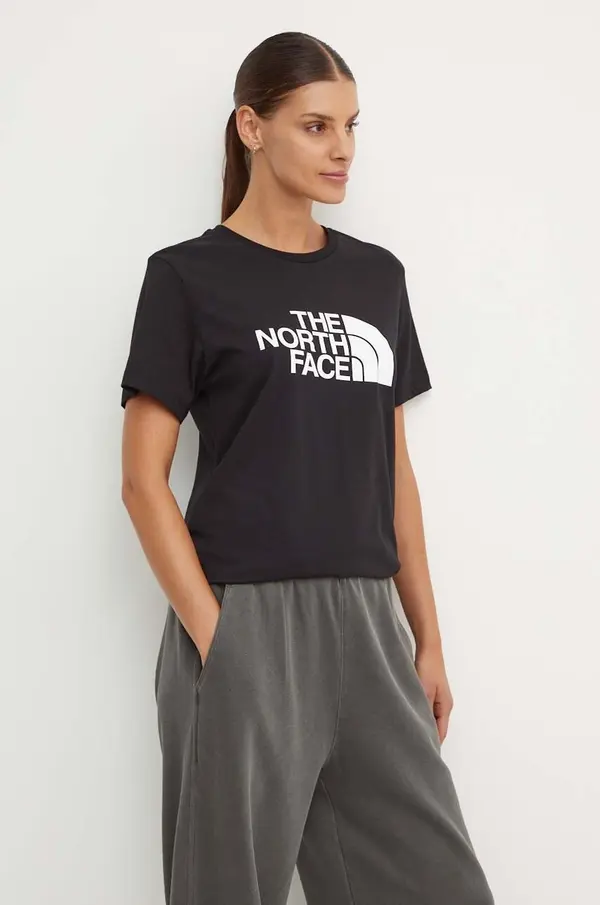 The North Face Bombažna kratka majica The North Face W S/S Relaxed Easy Tee