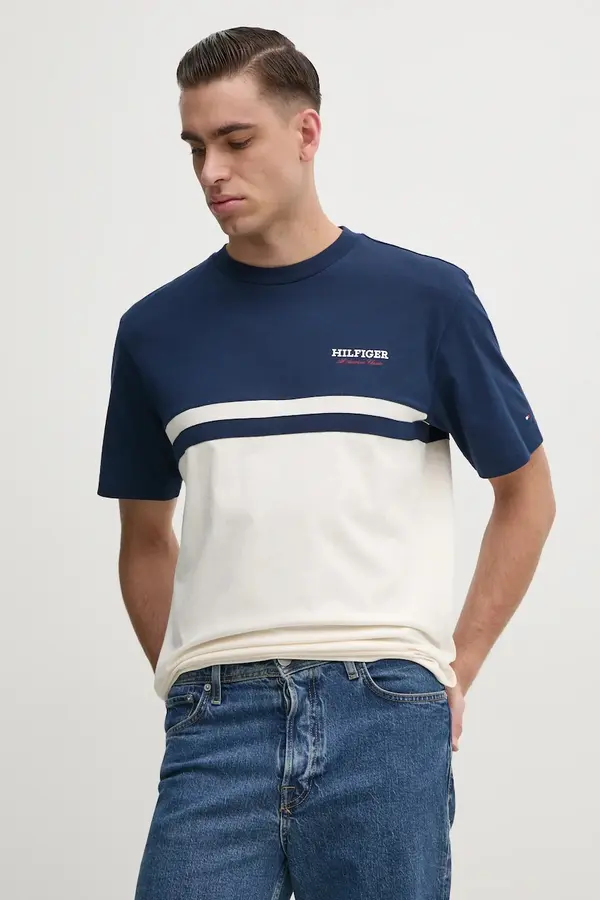 Tommy Hilfiger Bombažna kratka majica Tommy Hilfiger