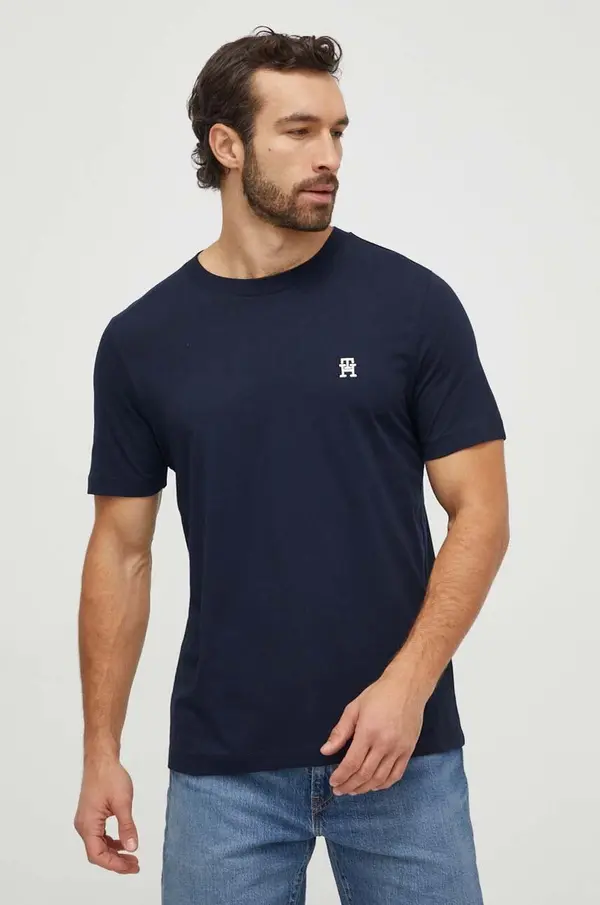 Tommy Hilfiger Bombažna kratka majica Tommy Hilfiger