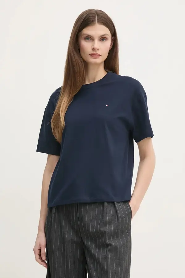 Tommy Hilfiger Bombažna kratka majica Tommy Hilfiger