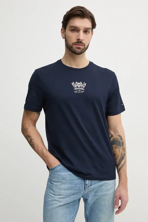 Tommy Hilfiger Bombažna kratka majica Tommy Hilfiger