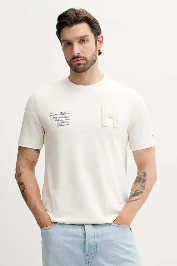 Tommy Hilfiger Bombažna kratka majica Tommy Hilfiger