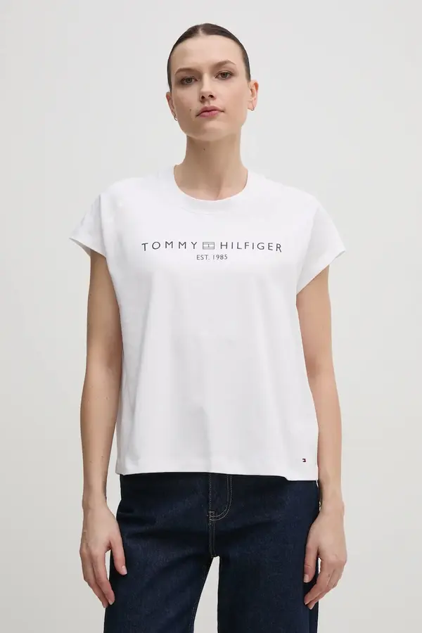 Tommy Hilfiger Bombažna kratka majica Tommy Hilfiger