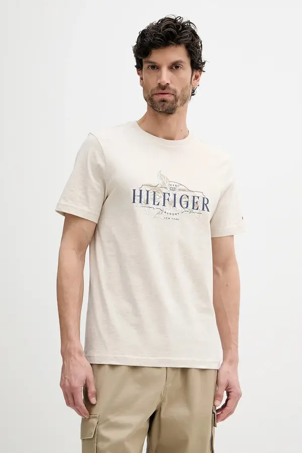 Tommy Hilfiger Bombažna kratka majica Tommy Hilfiger