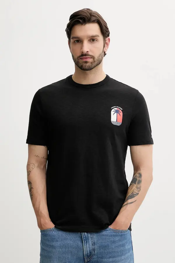 Tommy Hilfiger Bombažna kratka majica Tommy Hilfiger