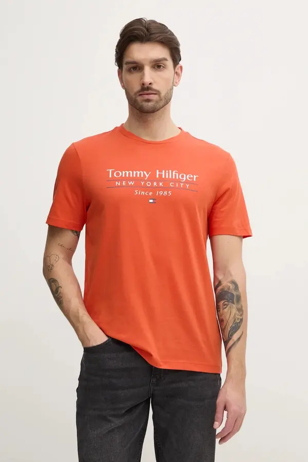 Tommy Hilfiger Bombažna kratka majica Tommy Hilfiger