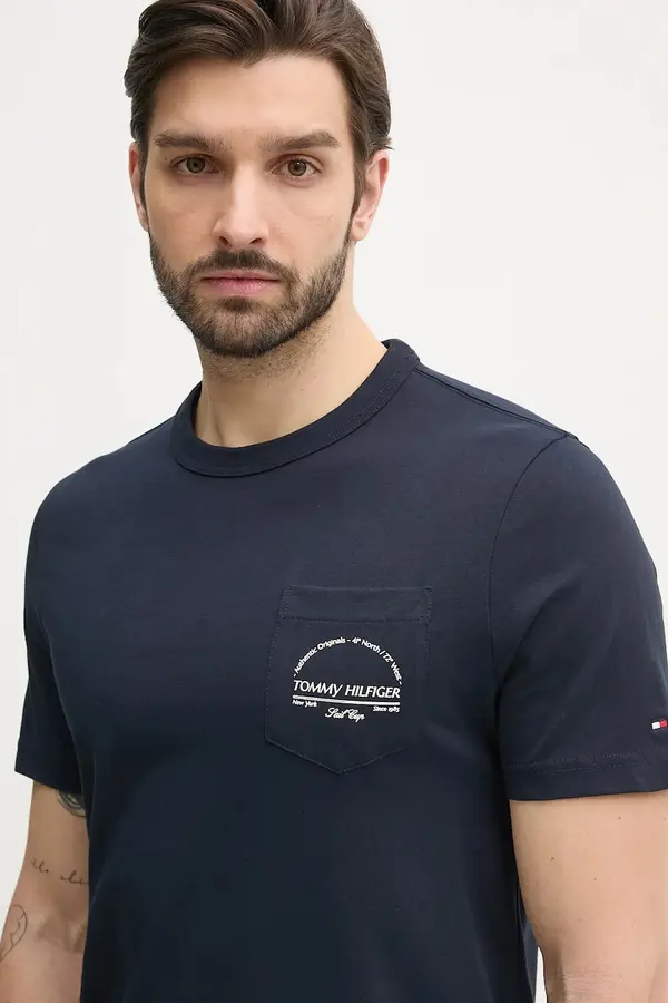 Tommy Hilfiger Bombažna kratka majica Tommy Hilfiger