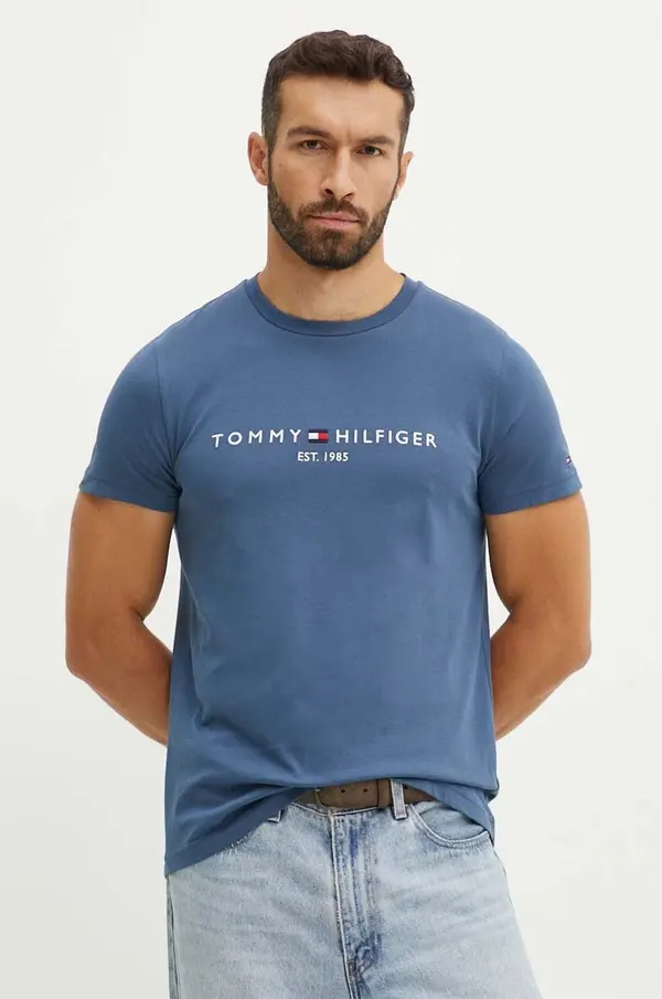 Tommy Hilfiger Bombažna kratka majica Tommy Hilfiger