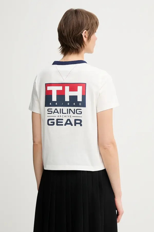 Tommy Hilfiger Bombažna kratka majica Tommy Hilfiger SAILING
