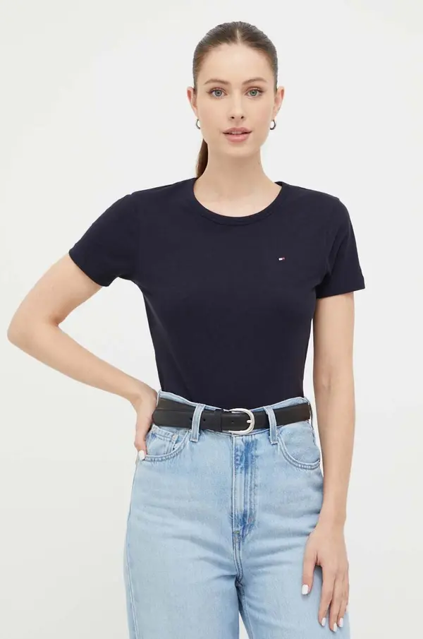 Tommy Hilfiger Bombažna kratka majica Tommy Hilfiger