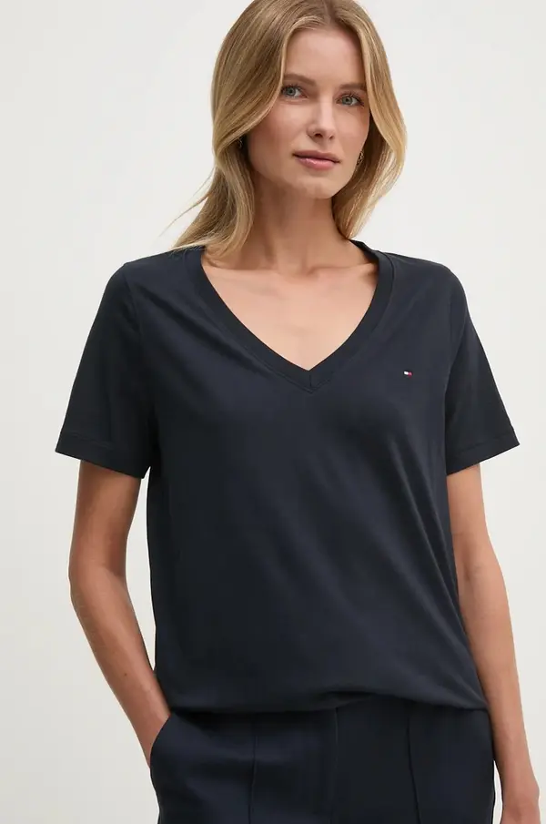 Tommy Hilfiger Bombažna kratka majica Tommy Hilfiger