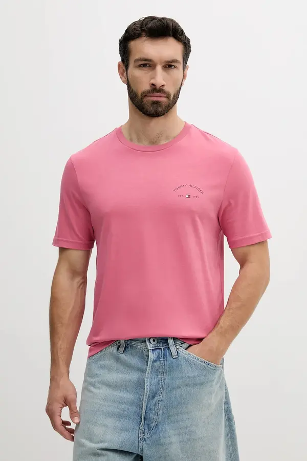 Tommy Hilfiger Bombažna kratka majica Tommy Hilfiger