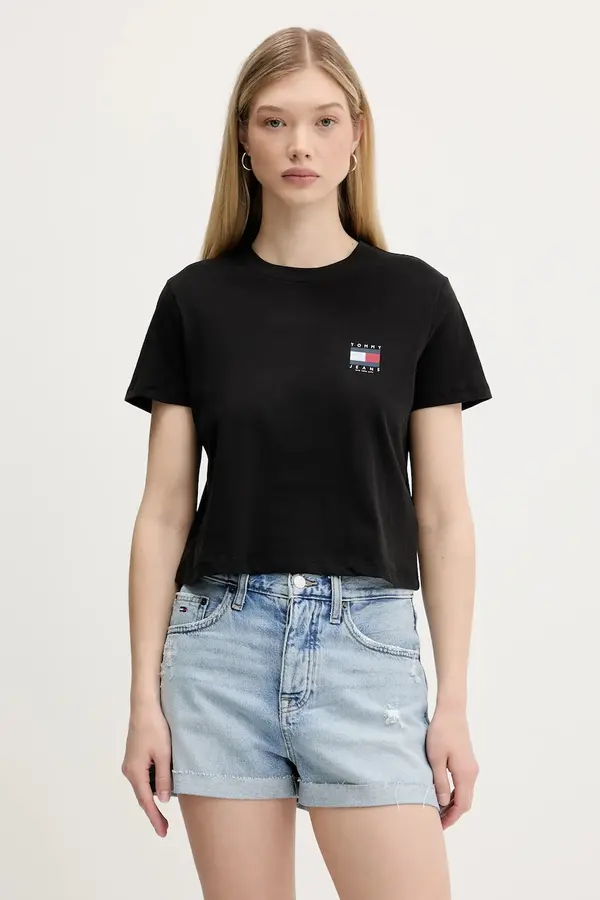 Tommy Jeans Bombažna kratka majica Tommy Jeans