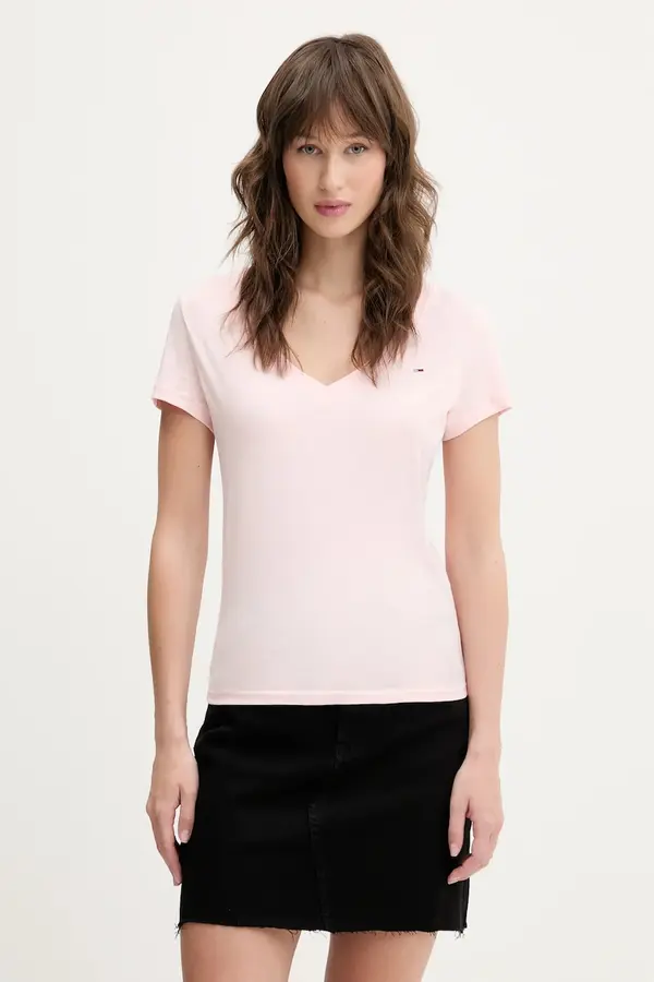 Tommy Jeans Bombažna kratka majica Tommy Jeans 2-pack