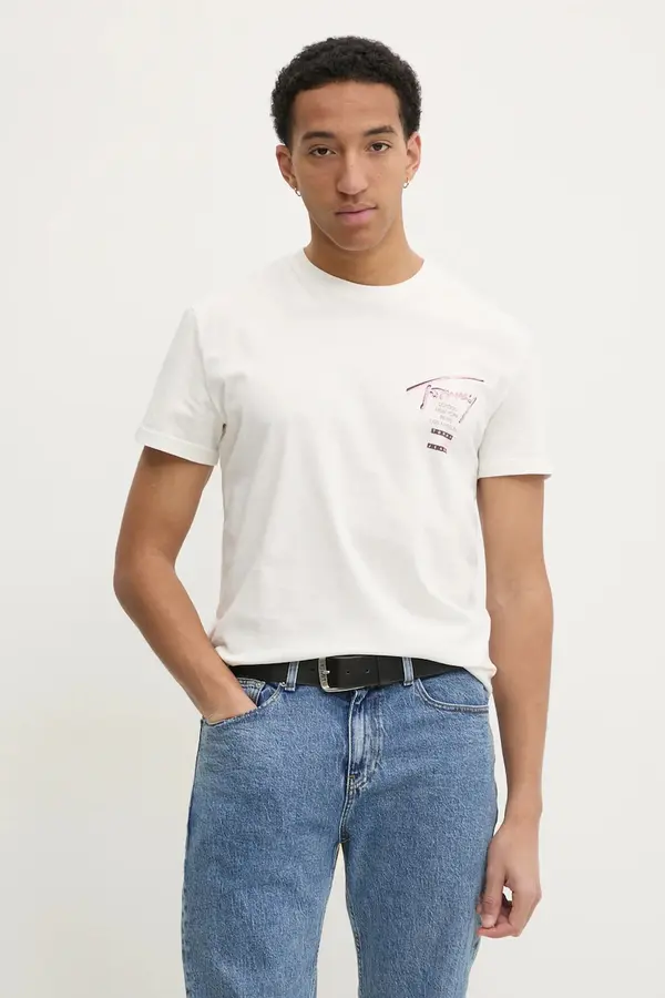 Tommy Jeans Bombažna kratka majica Tommy Jeans