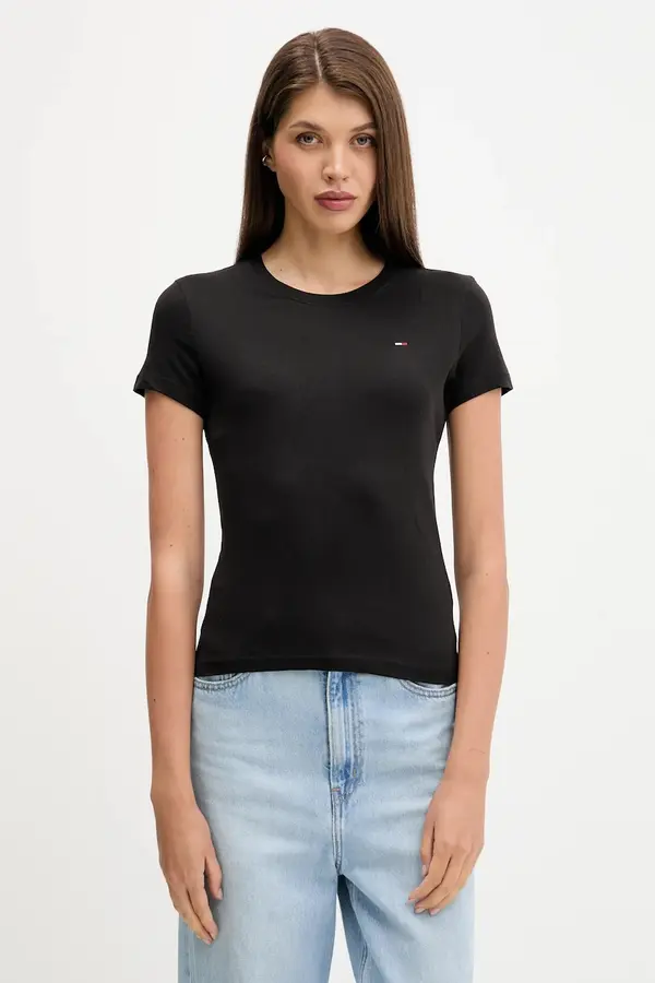 Tommy Jeans Bombažna kratka majica Tommy Jeans 3-pack